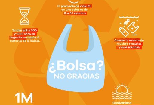 Con lanzamiento de campaña para reducir el uso de bolsas plásticas
